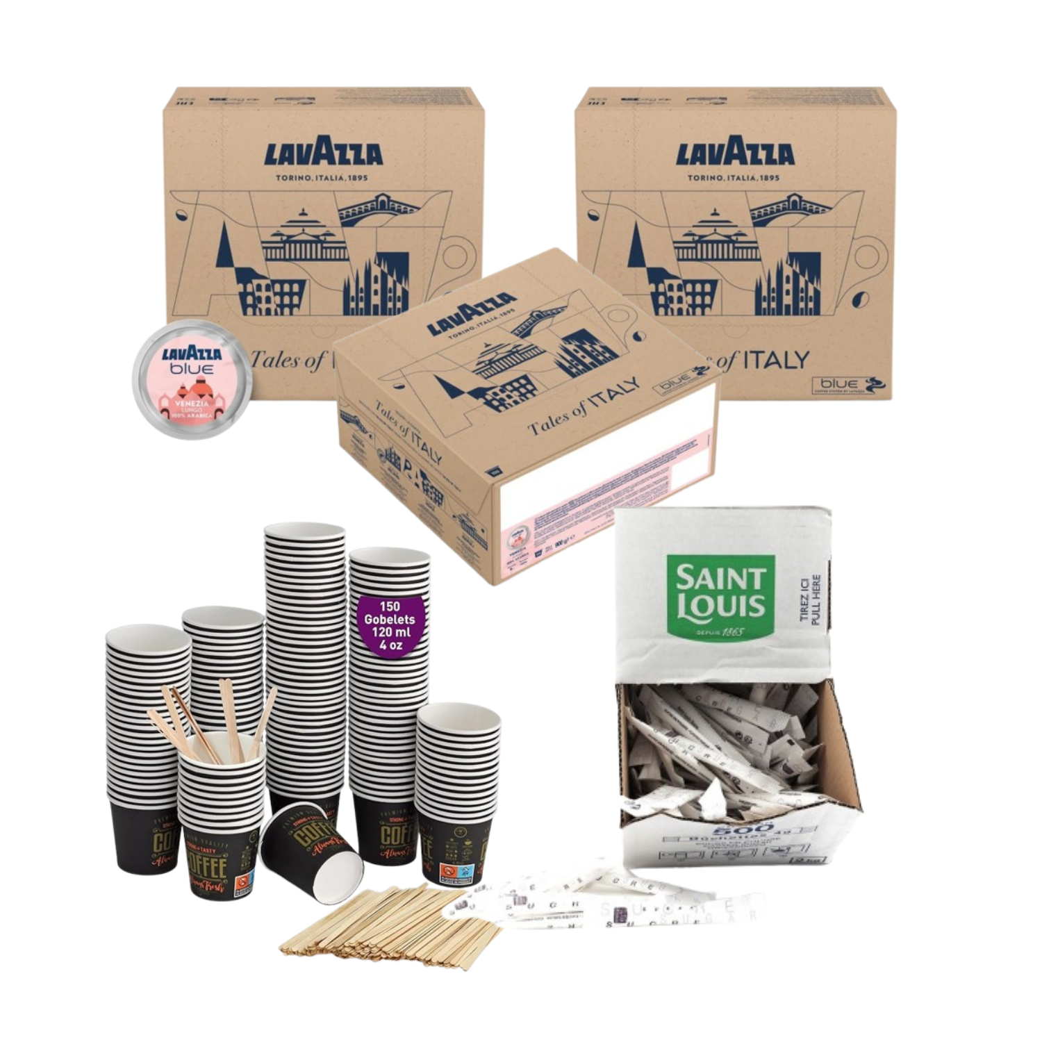 3 boÎtes de 300 capsules lavazza venezia lungo 3 boÎtes de 300 capsules lavazza venezia lungo